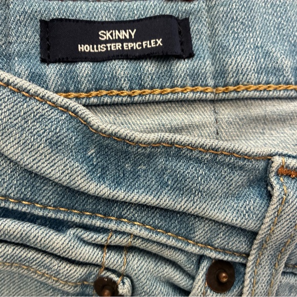 Hollister Skinny Epic Flex Blue Jeans Size 28x28 - Picture 12 of 13